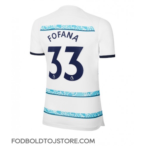 Chelsea Wesley Fofana #33 Udebanetrøje Dame 2022-23 Kortærmet